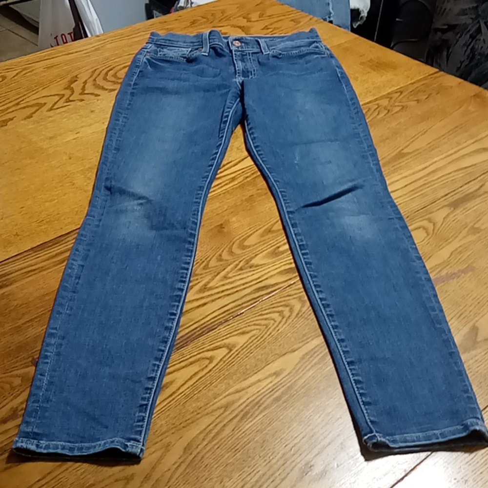 7 FOR ALL MANKIND Womens Jeans Denim 27 GUENEVERE Used Preowned